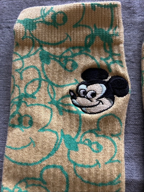 Stance Other - Stance Yellow & Green Mickey Mouse Pattern Crew Socks